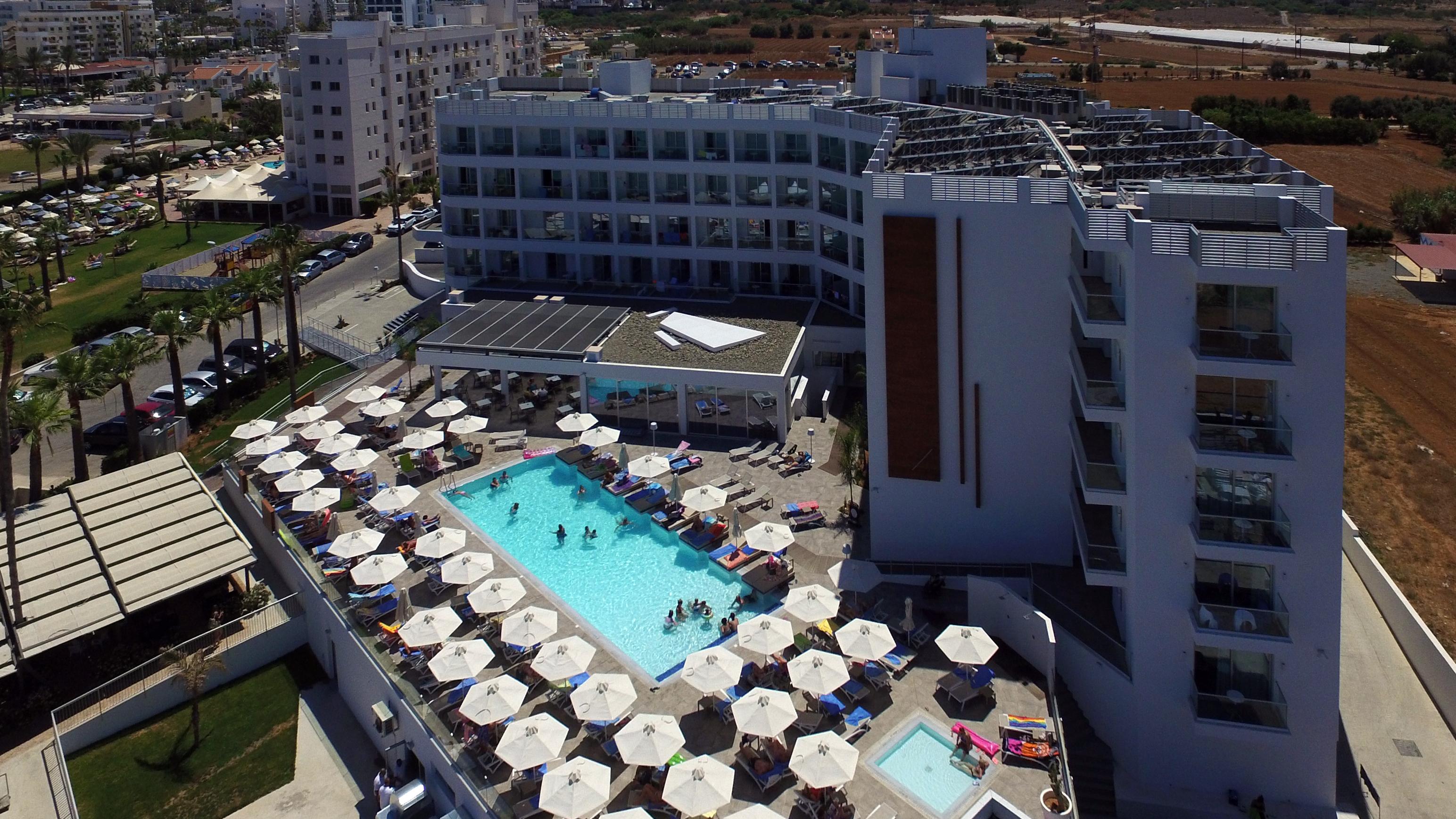 Evalena Beach Hotel Protaras Exterior foto
