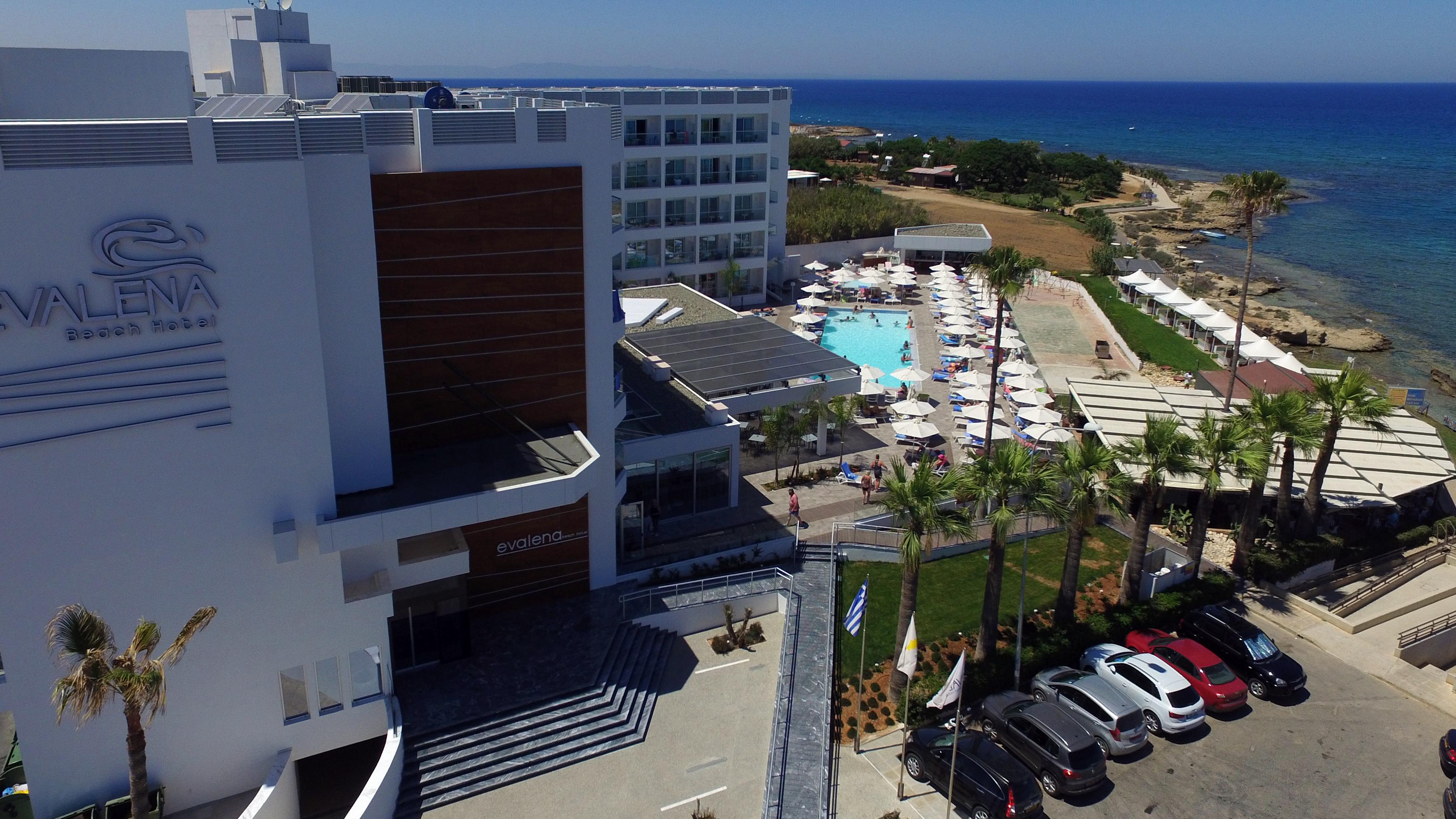 Evalena Beach Hotel Protaras Exterior foto