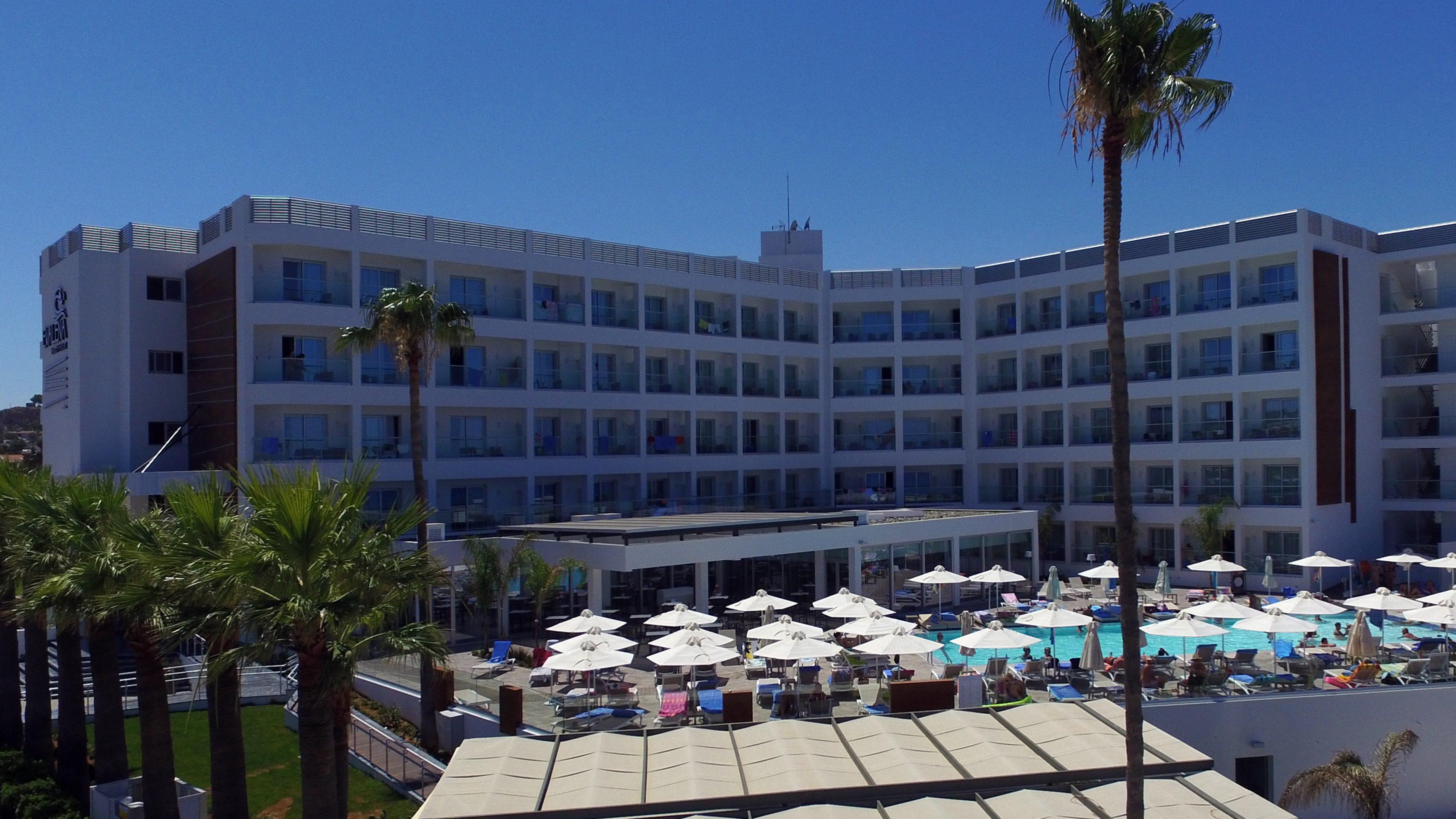 Evalena Beach Hotel Protaras Exterior foto