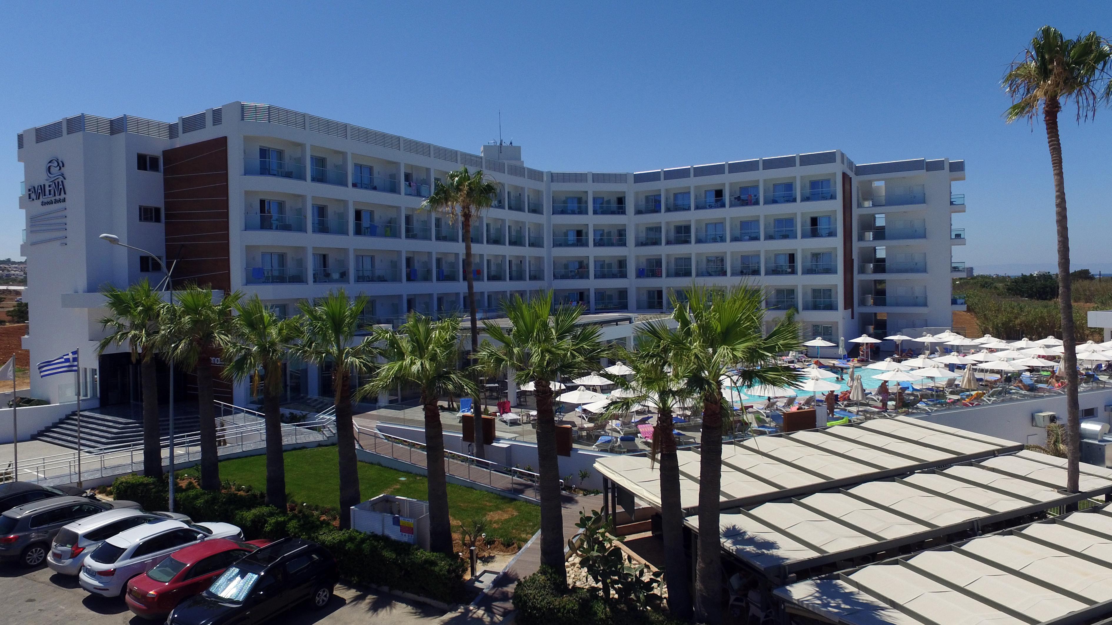 Evalena Beach Hotel Protaras Exterior foto