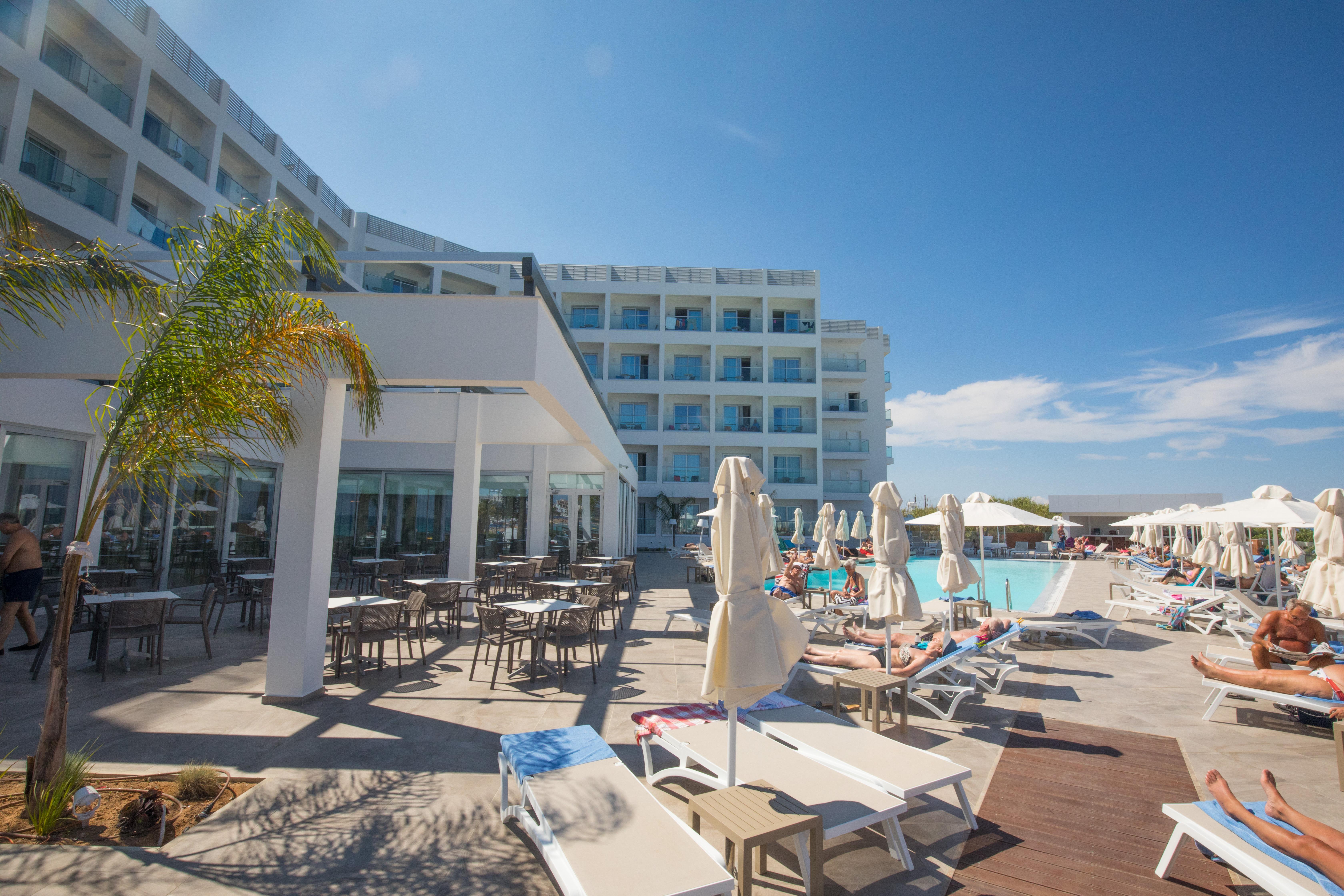 Evalena Beach Hotel Protaras Exterior foto