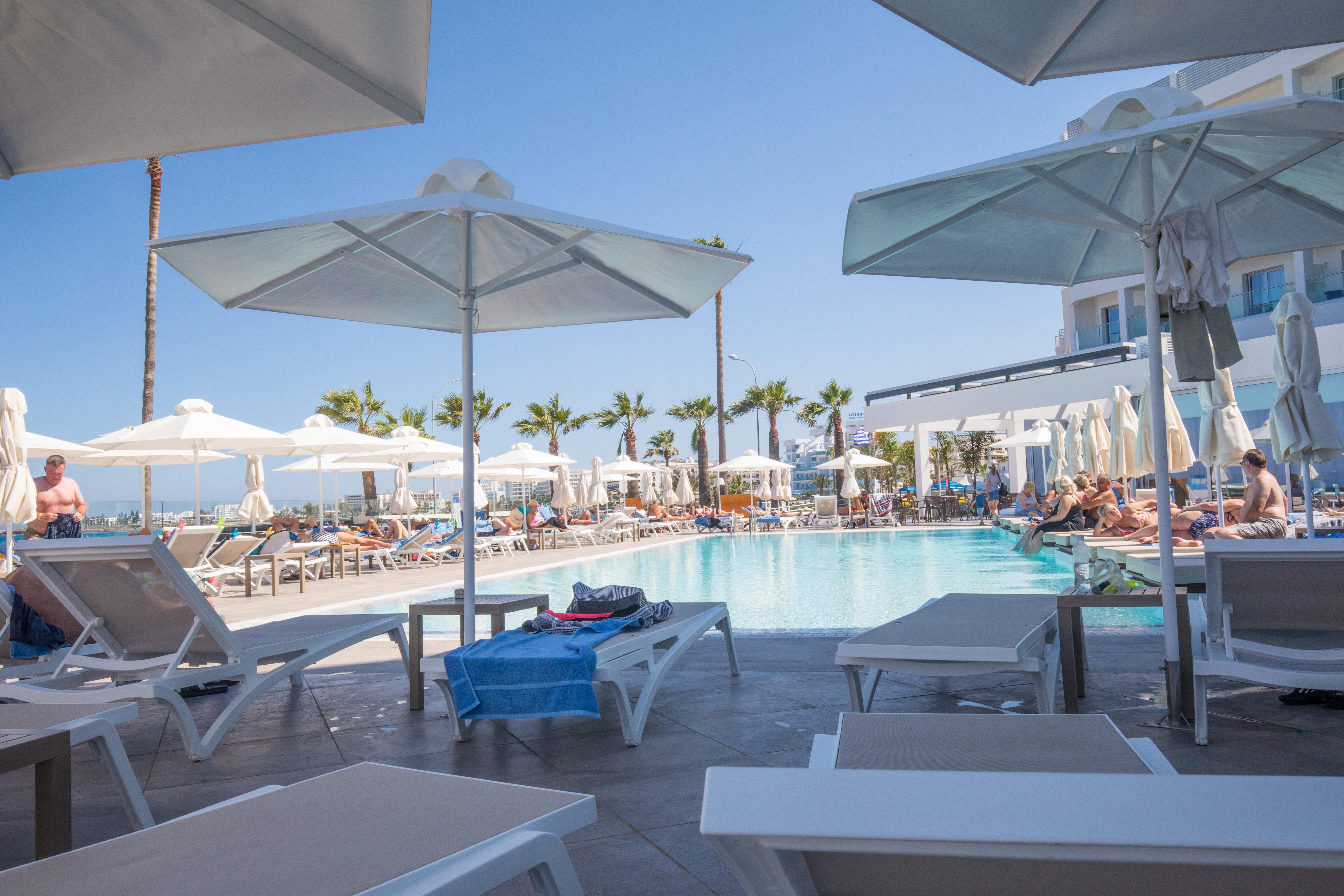 Evalena Beach Hotel Protaras Exterior foto